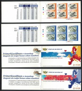 Iceland Europe CEPT Tales and Legends 2 Booklets 1997 MNH SG#885-886