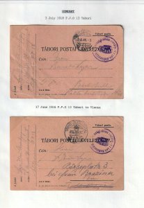 Hungary 1916/18 FPO Feldpost Stationery Cards x 10 (Goy 1296