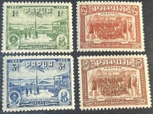 PAPUA NEW GUINEA # 110-113-MINT/HINGED--COMPLETE SET--1934