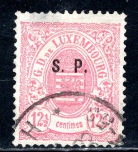 Luxembourg #O48  Used  VF  CV $240.00  ...   3600647