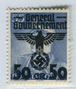 GERMANY; POLISH OCC. 1940 General Govt. surcharged issue Mint 50g. value