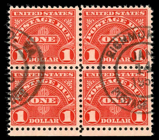 USA J87 Used Block of 4