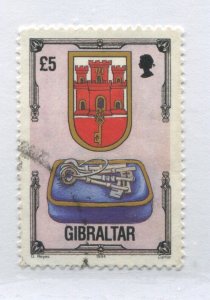 Gibraltar QEII 1993 £1 used