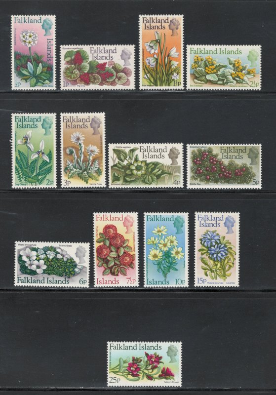 Falkland Islands 1972 Falkland Islands Flora Scott # 210 - 222 MH