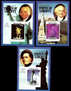 St Vincent 981-83 MNH 1986 Statue of Liberty