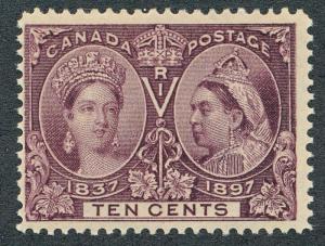 CANADA 57 MINT NH FINE, 10c JUBILEE