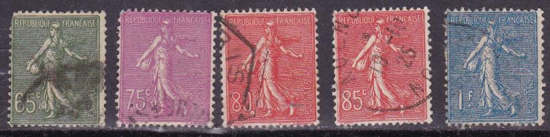 France 1903-38 SOWER Issue Complete (17) in Fine/VF/Used(0) Condition