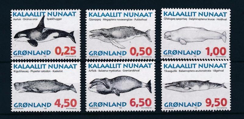 [29373] Greenland 1996 Marine Life Whales MNH