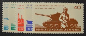 DDR Sc # 598-602, VF MH