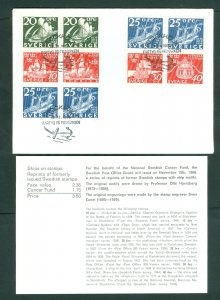 Sweden.  FDC. 1966. Navy Ships On Stamps. Engraver S. Ewert
