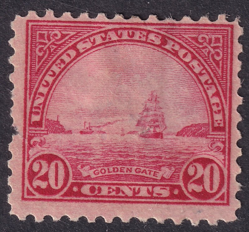 #567 Mint OG, Fine, 1 short perf, thin (CV $16 - ID45192) - Joseph Luft