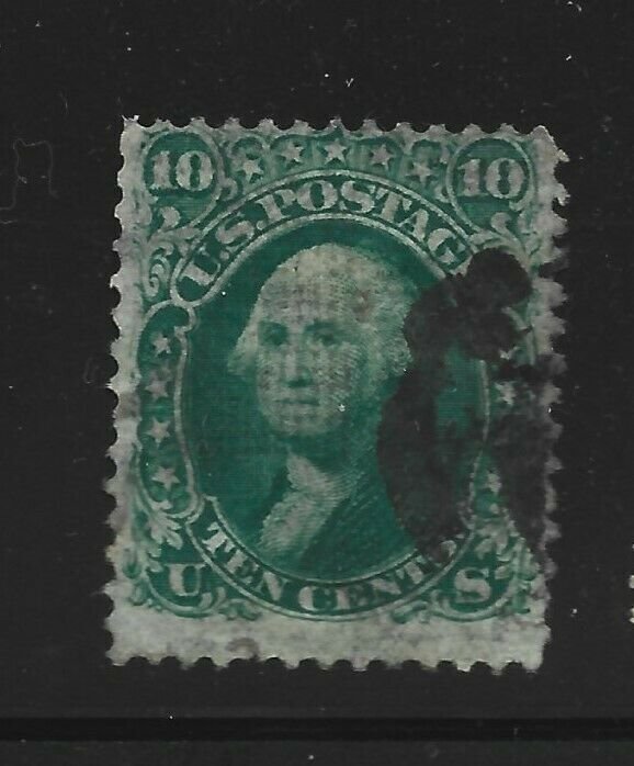 United States Scott 96 10-cent Washington w/grill used 2019 cv $250