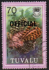 Tuvalu Sc #O16 Used