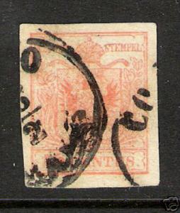 735C AUSTRIA LOMBARDY VENETIA 4f TYPE II VFU