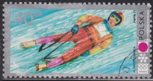 Poland 1871 Olympic Luge, Sapporo '72 40Gr 1972