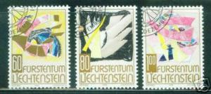 LIECHTENSTEIN Scott 1036-8  CV $3.65  Used CTO set