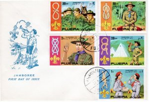 Fujeira 1971 Mi 679-83 FDC 1