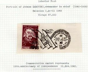 POLAND WW2 *POW Camp Post* LOCAL Stamps{2} WOLDENBERG Oflag 11c 1943+ Page EP659