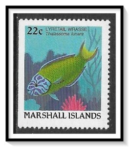 Marshall Islands #173 Lyretail Wrasse MNH