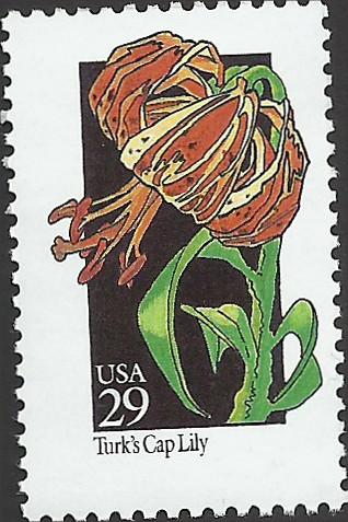 # 2681 MINT NEVER HINGED TURK'S CAP LILY