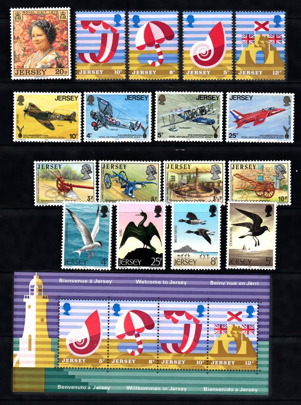 Jersey 1975 - MNH Year set