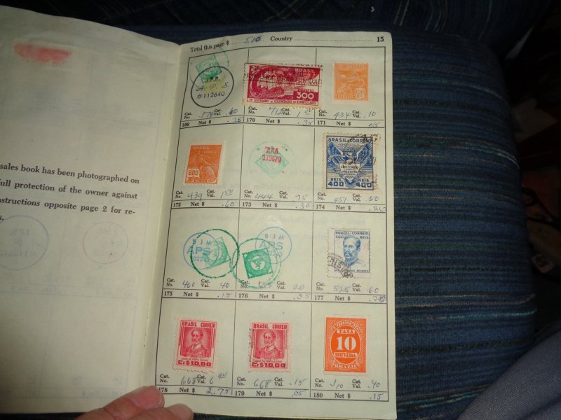 BRAZIL COLLECTION IN APPROVAL BOOK, MINT/USED