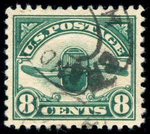 momen: US Stamps #C4 Used PSE Graded XF-SUP 95 LOT #88601