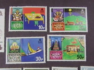 TRISTAN da CUNHA # 360-370-MINT/NEVER HINGED-3 COMPLETE SETS---1984-85