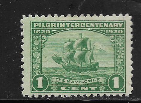 UNITED STATES, 548, MINT HINGED, THE MAYFLOWER