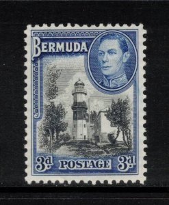 BERMUDA 1941 3d St David's Lighthouse; Scott 121A, SG 114a; MNH