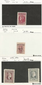 Greece, Postage Stamp, #N8, N16, N92, N96 Mint Hinged, 1912-14, JFZ