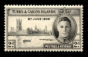 Turks & Caicos #90 MINT OG VLH VF SINGLE - POST OFFICE FRESH