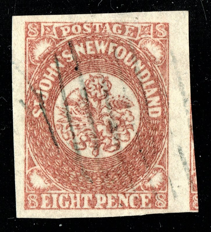 [sto512] NEWFOUNDLAND 1862 SG#22 used cv:£650 (has a light fold)