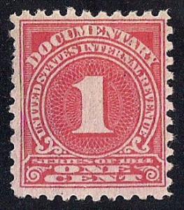 #R207 1 cent Numeral 1914 Series Stamp used F-VF