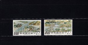 China Taiwan 1561-62 Views Tourism Art 1968 BX3SC