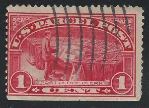 US #Q1 1c Parcel Post - Post Office Clerk