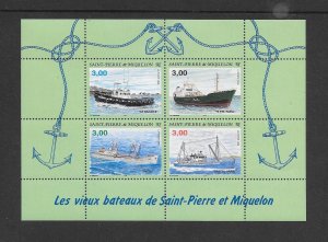 SHIPS - ST PIERRE & MIQUELON -   CLEARANCE #628   MNH