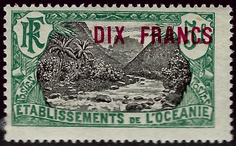 French Polynesia Sc #71 Mint F-VF...Polynesia is Unique!