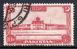 Pakistan - Scott #36 - Used - Light crease, pulled perfs at bottom - SCV $11