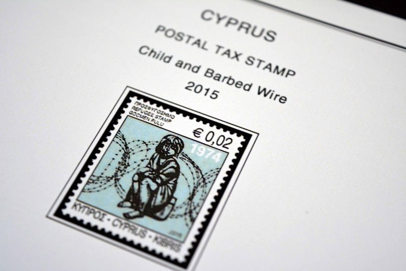 COLOR PRINTED GREEK CYPRUS 2011-2020 STAMP ALBUM PAGES (41 illustr. pages)