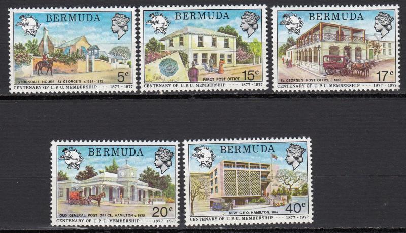 Bermuda - 1977 Stock dale House Sc# 350/354 - MNH (1753)