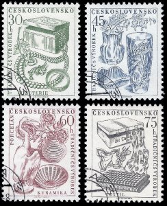 Czechoslovakia 1956 Sc 736-39 CTO VF Industries