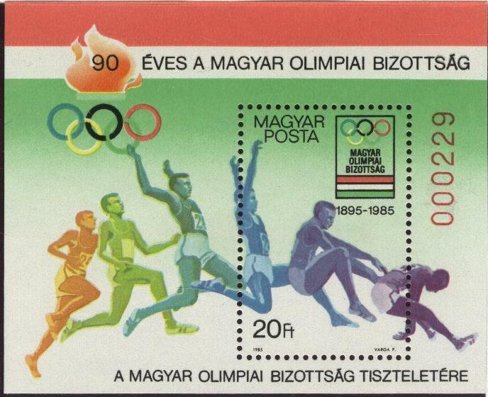 Hungary MNH Sc 2901 OVERPRINTED Mi BK175AI Value 220 Eu