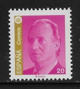 Spain 2722 20p King single MNH