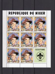 Niger 1996 Sc#867/868 Scouts/Baron Baden-Powell 2 Mini-Sheetlets of 8+2 Perf.MNH