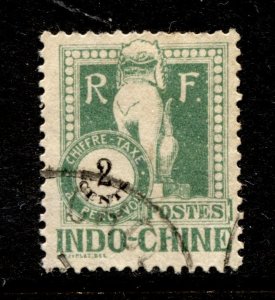Indo-China Stamp #J34 USED FU SINGLE