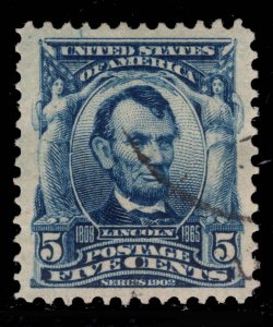 MOMEN: US STAMPS #304 USED XF+ LOT #87559*