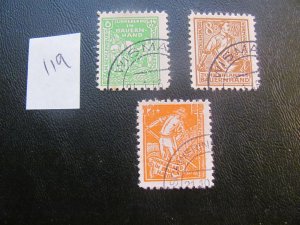 GERMANY SBZ MECKLENBURG 1945 USED  MI. 23-25 SET  160 EUROS (119)