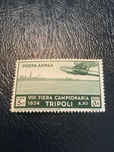 Libya Scott #C16 Rare Mint Never Hinged 1934 Airmail Stamp.