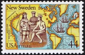 SC#C117 44¢ New Sweden Single (1988) MNH